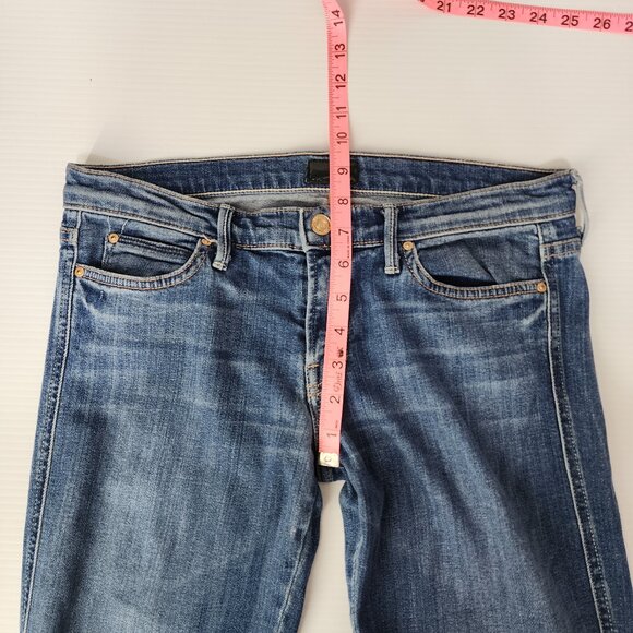 MOTHER The Rascal Straight Leg Raw Hem Jeans - Picture 9 of 10
